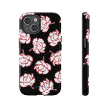 Load image into Gallery viewer, Black Floral Phone Case