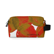 Load image into Gallery viewer, Red & Green Dot Toiletry Bag