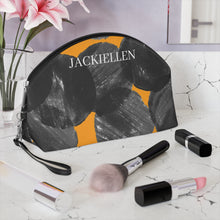 Load image into Gallery viewer, Black Dot Cosmetic Bag