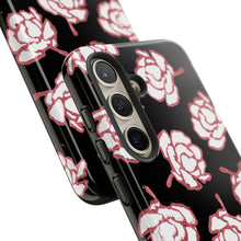 Load image into Gallery viewer, Black Floral Phone Case