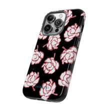 Load image into Gallery viewer, Black Floral Phone Case