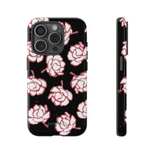 Load image into Gallery viewer, Black Floral Phone Case