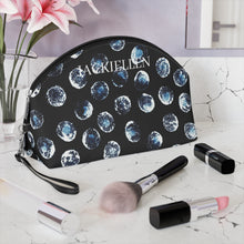 Load image into Gallery viewer, Black & Blue Cosmetic Bag