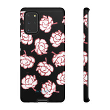 Load image into Gallery viewer, Black Floral Phone Case