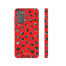 Load image into Gallery viewer, Black and Red Dot Phone Case