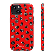 Load image into Gallery viewer, Black and Red Dot Phone Case