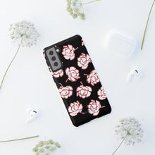 Load image into Gallery viewer, Black Floral Phone Case