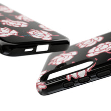 Load image into Gallery viewer, Black Floral Phone Case