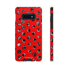 Load image into Gallery viewer, Black and Red Dot Phone Case