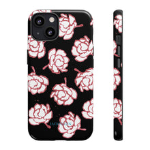 Load image into Gallery viewer, Black Floral Phone Case