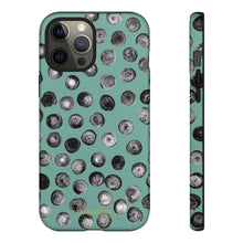 Load image into Gallery viewer, Black and Teal Dot Phone Case