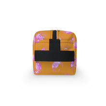 Load image into Gallery viewer, Yellow & Pink Dot Toiletry Bag