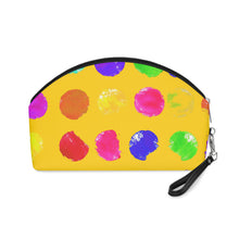 Load image into Gallery viewer, Rainbow Dot Cosmetic Bag