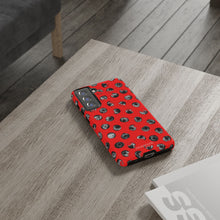 Load image into Gallery viewer, Black and Red Dot Phone Case