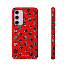 Load image into Gallery viewer, Black and Red Dot Phone Case