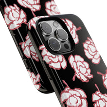 Load image into Gallery viewer, Black Floral Phone Case
