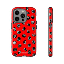 Load image into Gallery viewer, Black and Red Dot Phone Case