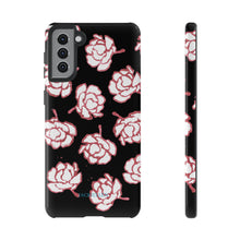 Load image into Gallery viewer, Black Floral Phone Case