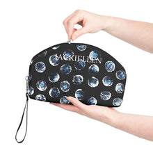 Load image into Gallery viewer, Black & Blue Cosmetic Bag