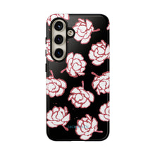 Load image into Gallery viewer, Black Floral Phone Case