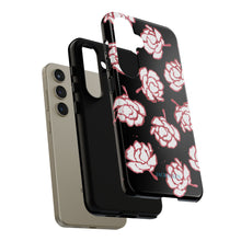 Load image into Gallery viewer, Black Floral Phone Case