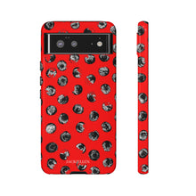 Load image into Gallery viewer, Black and Red Dot Phone Case