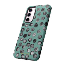Load image into Gallery viewer, Black and Teal Dot Phone Case
