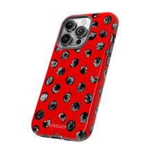 Load image into Gallery viewer, Black and Red Dot Phone Case