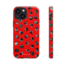 Load image into Gallery viewer, Black and Red Dot Phone Case
