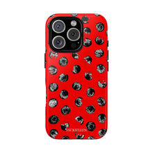 Load image into Gallery viewer, Black and Red Dot Phone Case