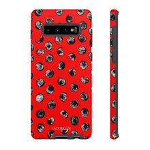 Load image into Gallery viewer, Black and Red Dot Phone Case