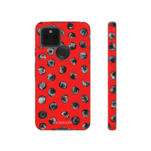 Load image into Gallery viewer, Black and Red Dot Phone Case