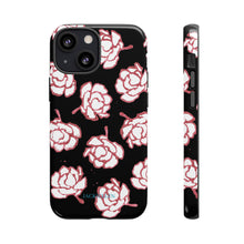 Load image into Gallery viewer, Black Floral Phone Case
