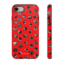 Load image into Gallery viewer, Black and Red Dot Phone Case