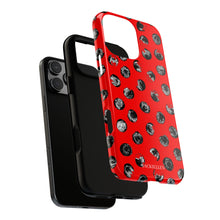 Load image into Gallery viewer, Black and Red Dot Phone Case