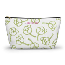 Load image into Gallery viewer, Green & White Accessory Pouch