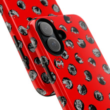 Load image into Gallery viewer, Black and Red Dot Phone Case