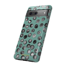 Load image into Gallery viewer, Black and Teal Dot Phone Case