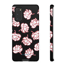 Load image into Gallery viewer, Black Floral Phone Case