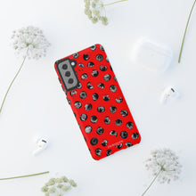 Load image into Gallery viewer, Black and Red Dot Phone Case