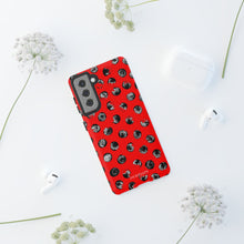 Load image into Gallery viewer, Black and Red Dot Phone Case