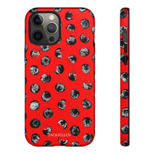 Load image into Gallery viewer, Black and Red Dot Phone Case