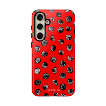 Load image into Gallery viewer, Black and Red Dot Phone Case