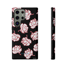 Load image into Gallery viewer, Black Floral Phone Case