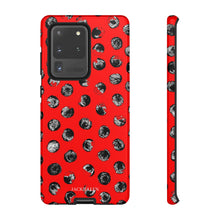 Load image into Gallery viewer, Black and Red Dot Phone Case