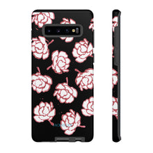 Load image into Gallery viewer, Black Floral Phone Case