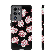 Load image into Gallery viewer, Black Floral Phone Case