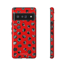 Load image into Gallery viewer, Black and Red Dot Phone Case