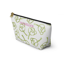 Load image into Gallery viewer, Green & White Accessory Pouch