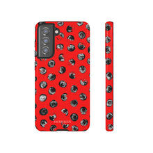Load image into Gallery viewer, Black and Red Dot Phone Case